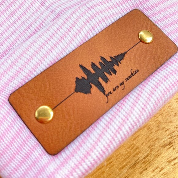 You Are My Sunshine Soundwave Newborn Baby Beanie - Pink - Not Custom - Picture 5 of 8